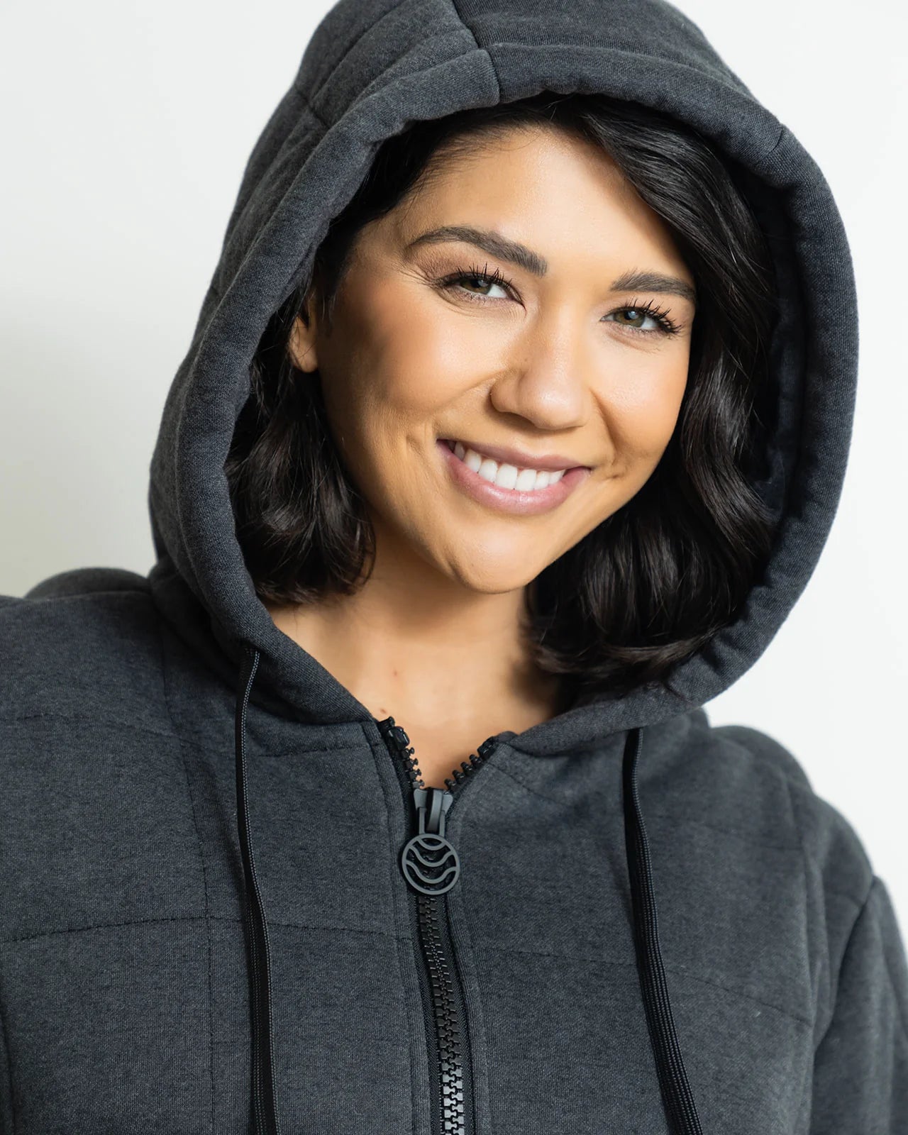 Weighted hoodie - Fleece Cozy Charcoal