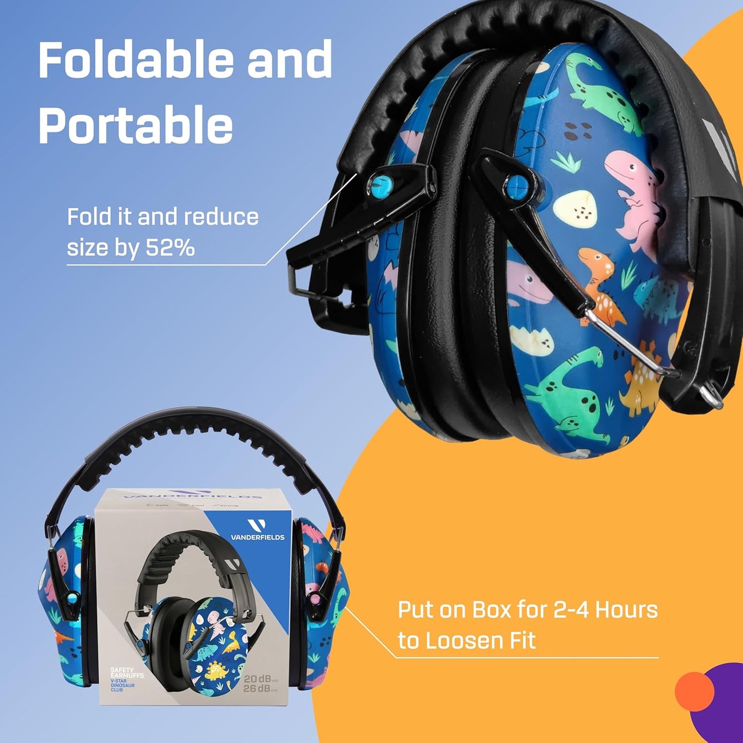 Kids Ear Protection, Noise Canceling Headphones Kids, Age 3-16, 26Db/27Db Noise Reduction, Ear Muffs for Kids