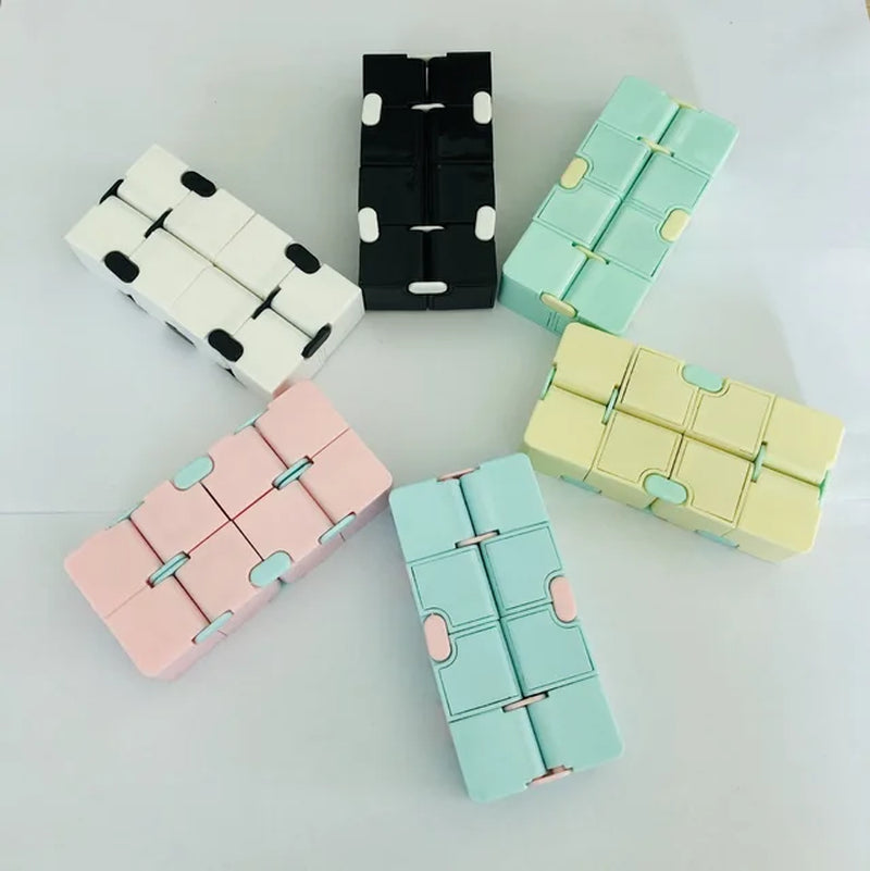 Fidget Toy Autism anti Stress Relief Creative Infinite Cube Magic Cube Office Flip Cubic Puzzle Stop Stress Reliever Autism Toys