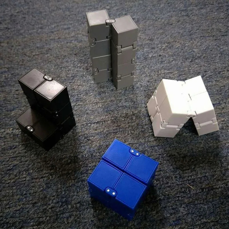 Fidget Toy Autism anti Stress Relief Creative Infinite Cube Magic Cube Office Flip Cubic Puzzle Stop Stress Reliever Autism Toys