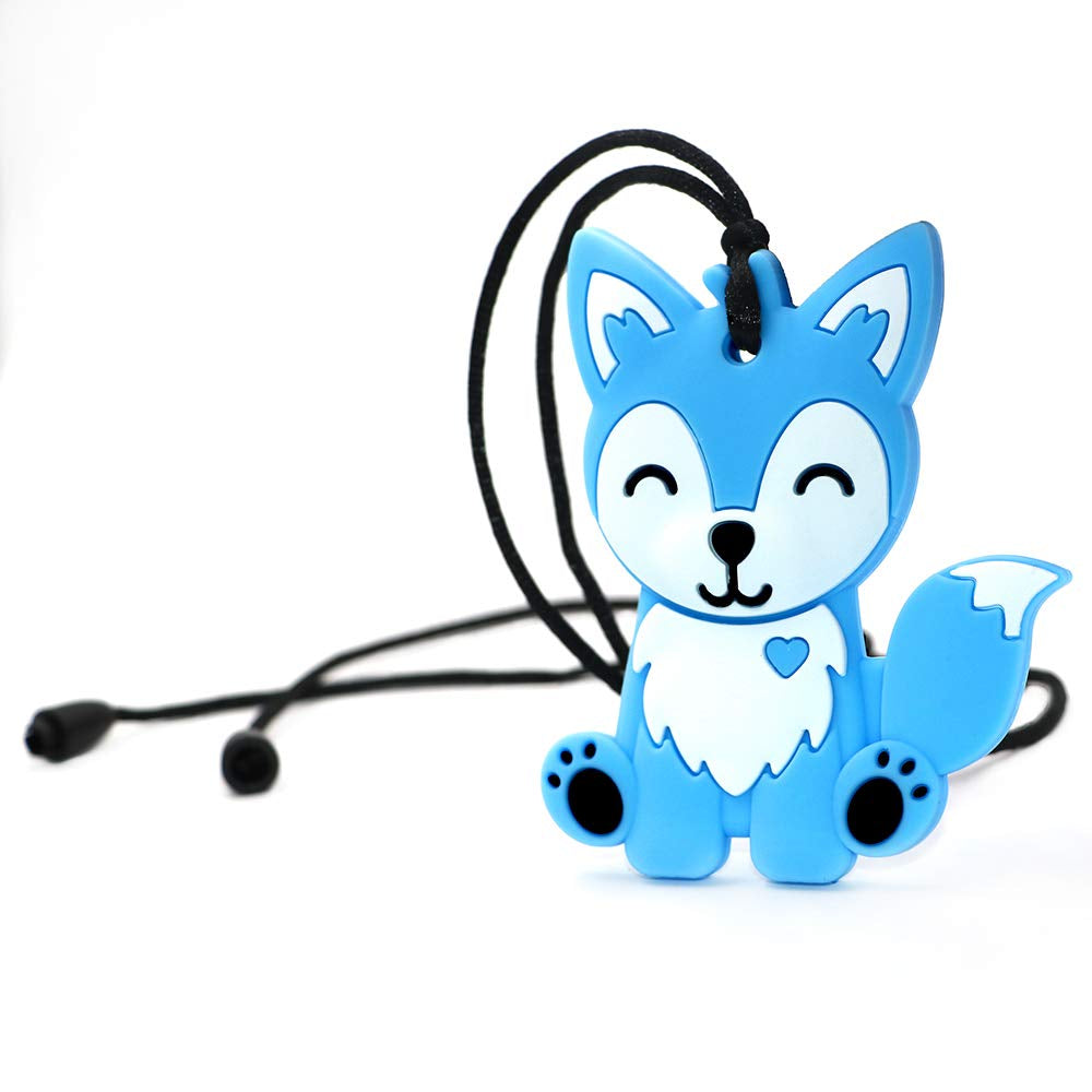 Chew Necklace for Sensory Kids, Silicone Chewy Toys for Kids with Autism, ADHD, SPD, Biting, Chewing Necklaces for Anxiety, Oral Motor Therapy Toys Reduce Fidgeting for Children