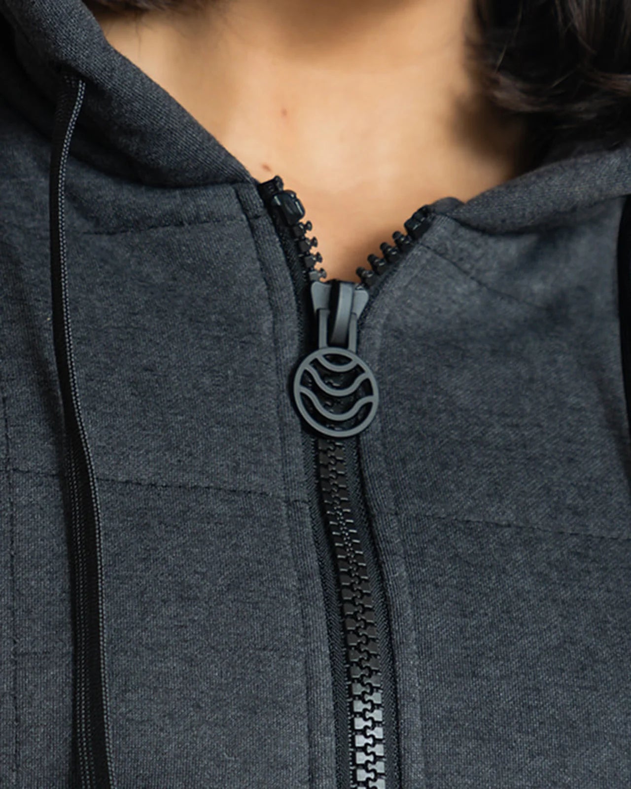 Weighted hoodie - Fleece Cozy Charcoal