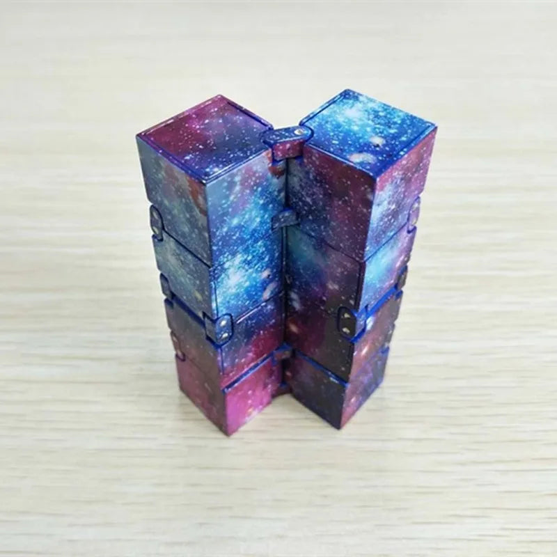 Fidget Toy Autism anti Stress Relief Creative Infinite Cube Magic Cube Office Flip Cubic Puzzle Stop Stress Reliever Autism Toys