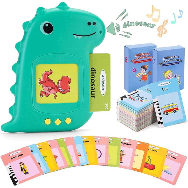 Kids Toddler Talking Flash Cards with 224 Sight Words Montessori Speech Therapy Autism Sensory Toys Learning Educational Gifts