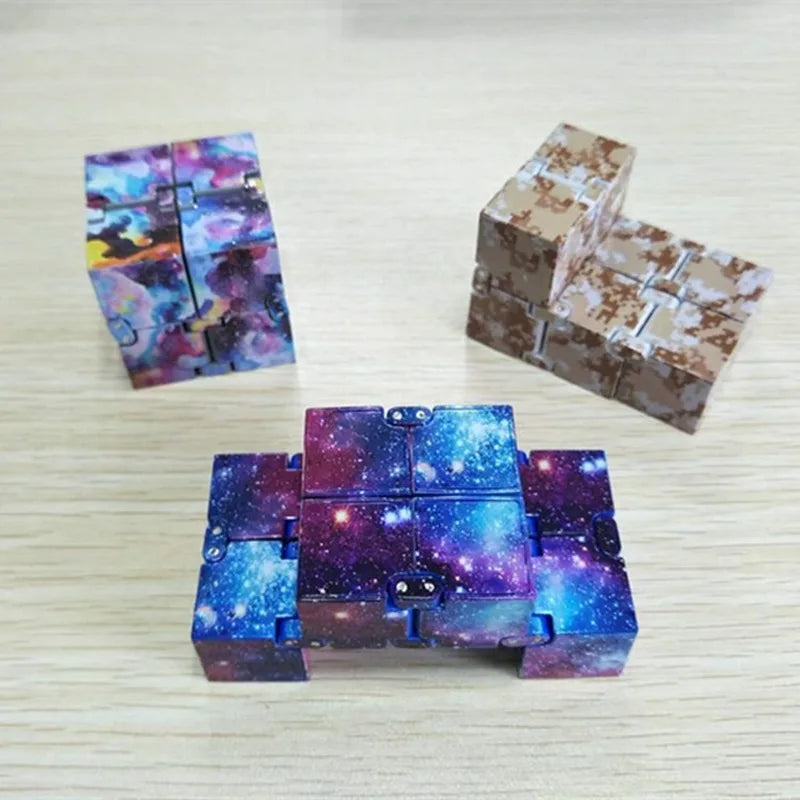 Fidget Toy Autism anti Stress Relief Creative Infinite Cube Magic Cube Office Flip Cubic Puzzle Stop Stress Reliever Autism Toys