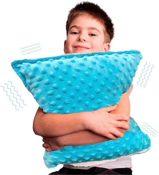 Hugger Pillow for Sensory Needs- Calming Vibrating Pillow for Kids. Therapy Relaxing Tool That Helps Children to Soothe Stress or Anxiety. the Perfect Sleep Aid for a Sensory Room.