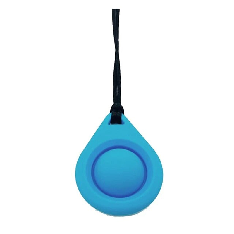 Baby Silicone Teether Kids Chew Necklace Sensory Chewy Pendant Teething Toys for Autism ADHD Special Needs